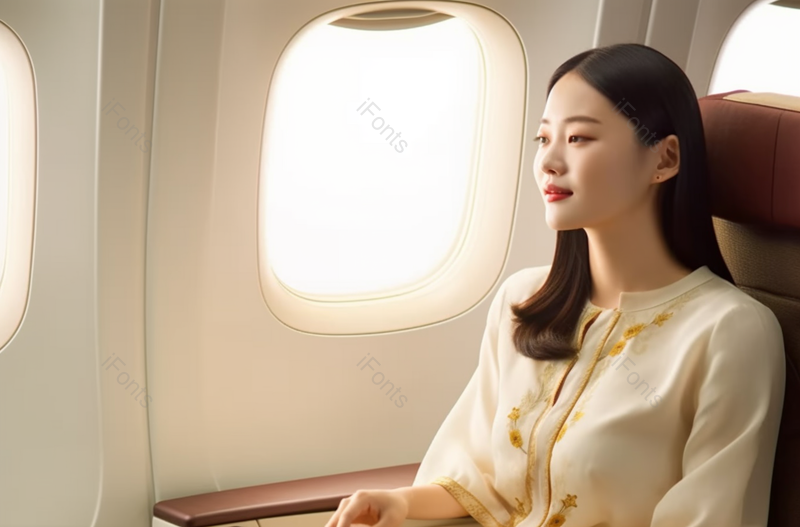 乘客坐飞机商务头等舱舒适摄影图,高清,摄影图,摄影图片,图片大全,摄影图免费下载